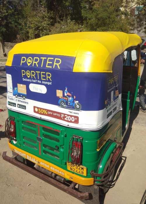 Auto Rickshaw Branding in India Auto Rickshaw Branding in India