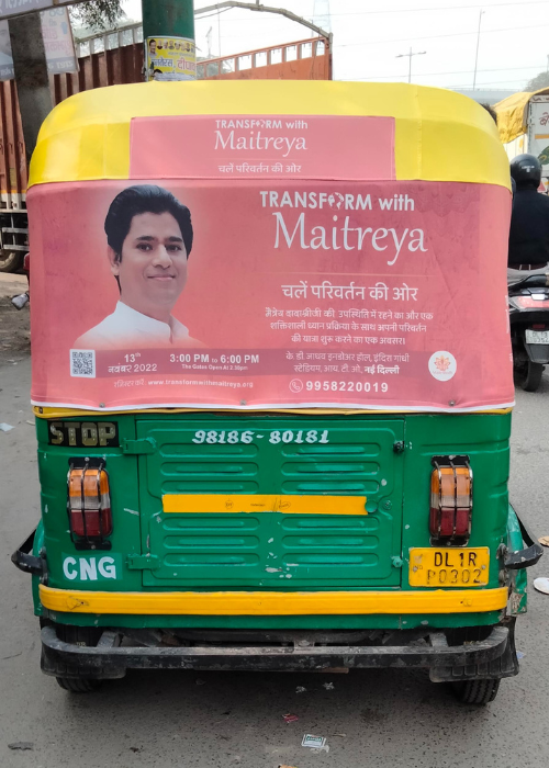 Auto Rickshaw Branding in India Auto Rickshaw Branding in India