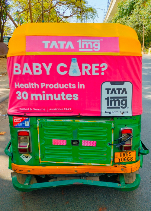 Auto Rickshaw Branding in India Auto Rickshaw Branding in India