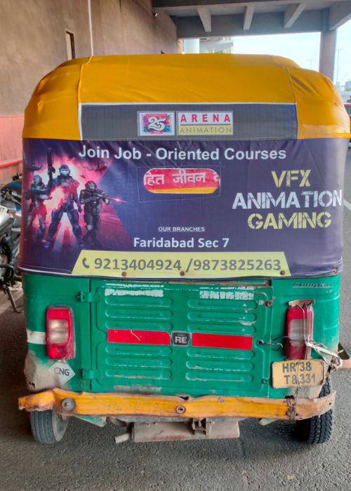 Auto Rickshaw Branding in India Auto Rickshaw Branding in India