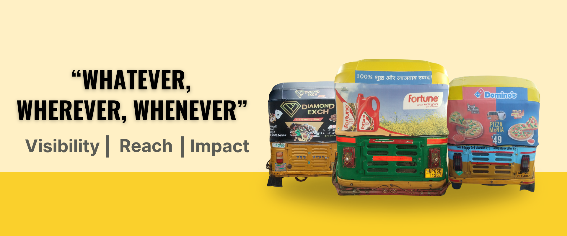 Sharing Rikshaw Branding in India