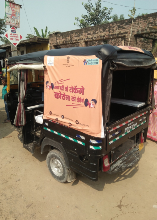 Sharing Rikshaw Branding in India Sharing Rikshaw Branding in India
